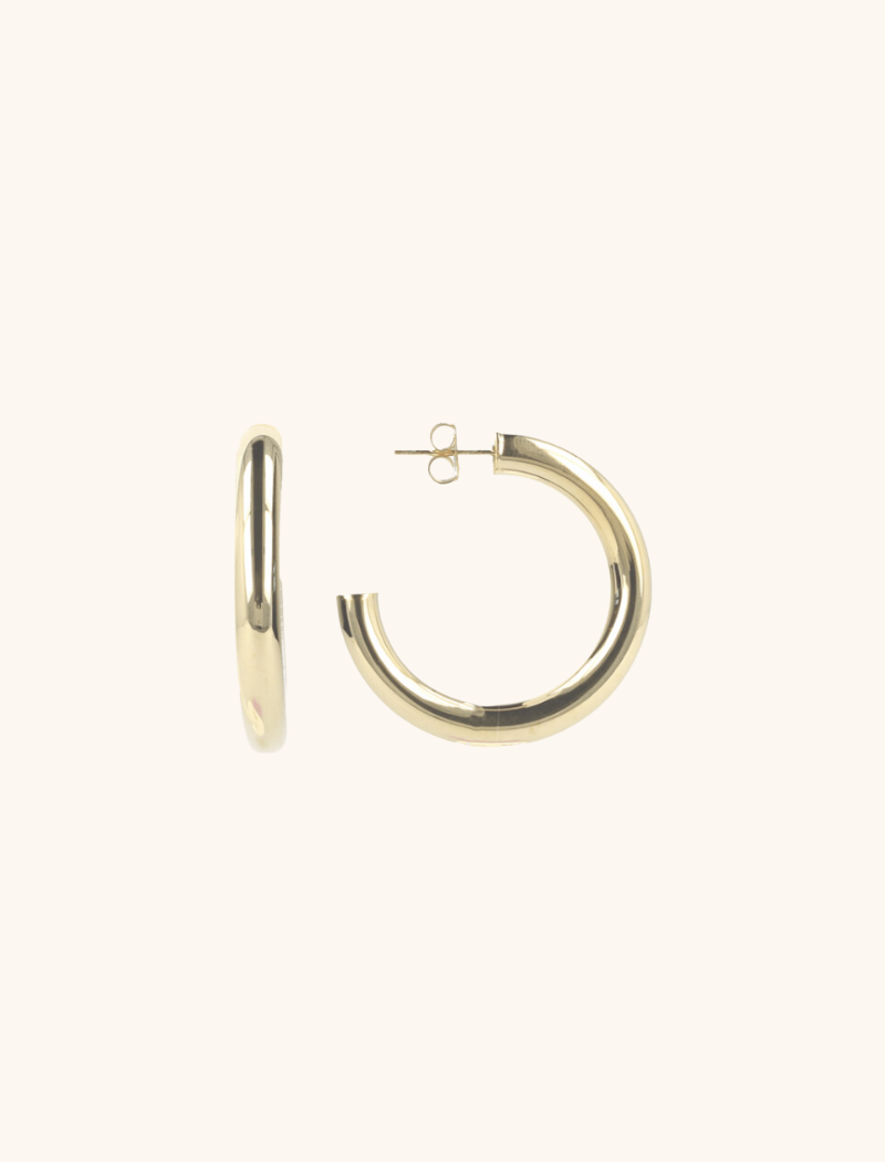 lott. gioielli Classic oorbellen Tube creool rond M