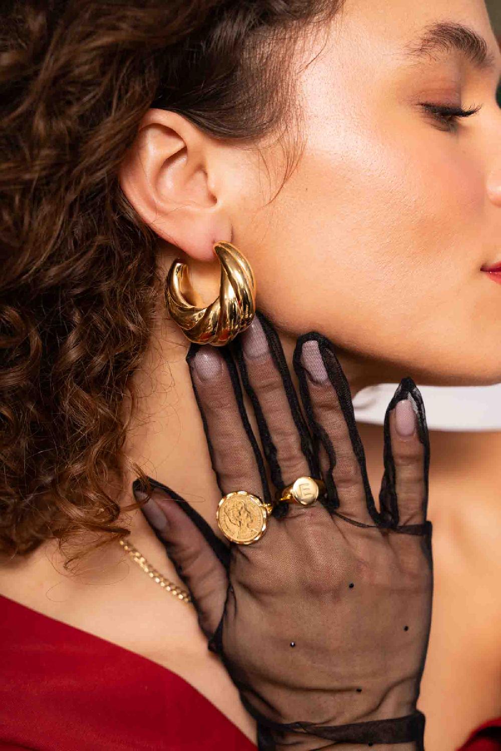 Lott. Gioielli Classic Oorbellen Twist Creool M