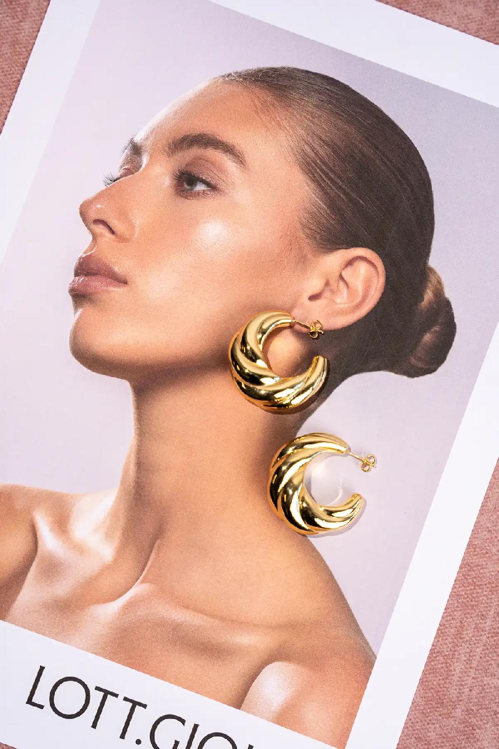 Lott. Gioielli Classic Oorbellen Twist Creool S