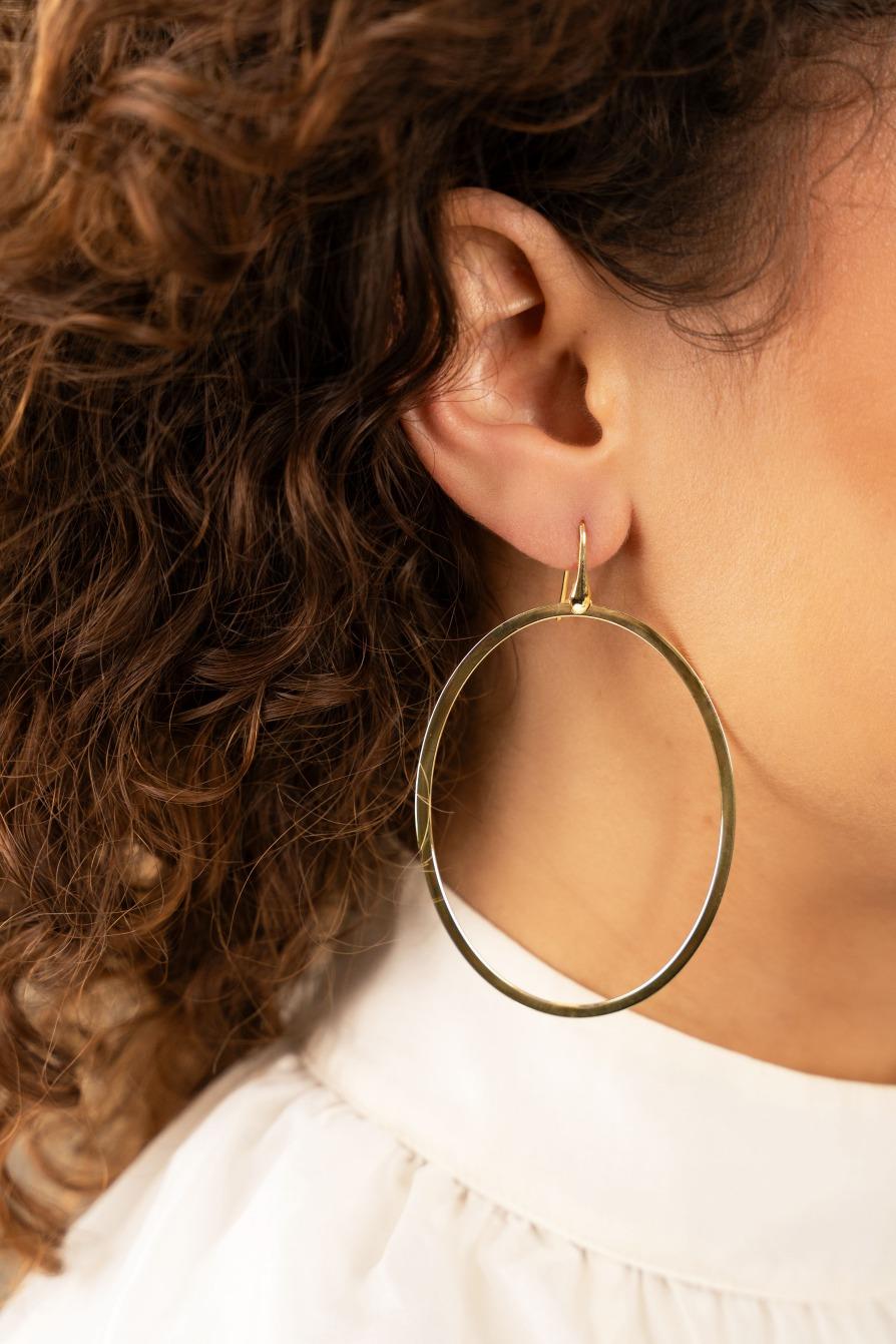 Lott. Gioielli Classic Ovaal Oorbellen