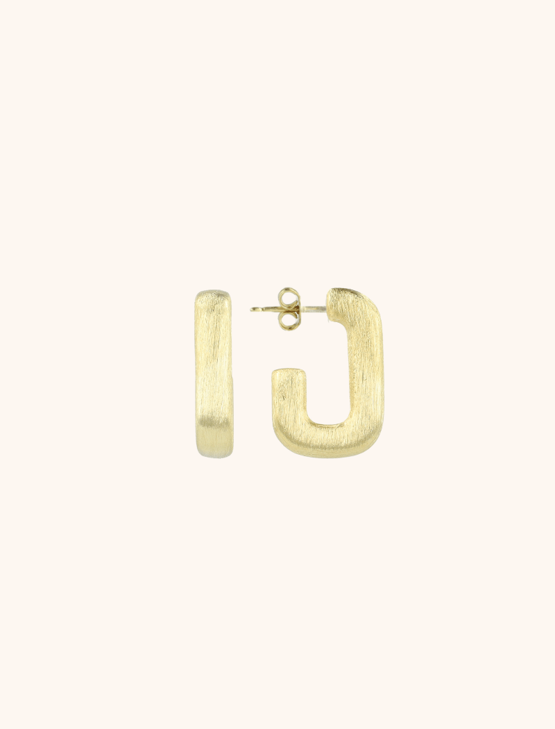 lott. gioielli Classic Rectangle Oorbellen Creool S