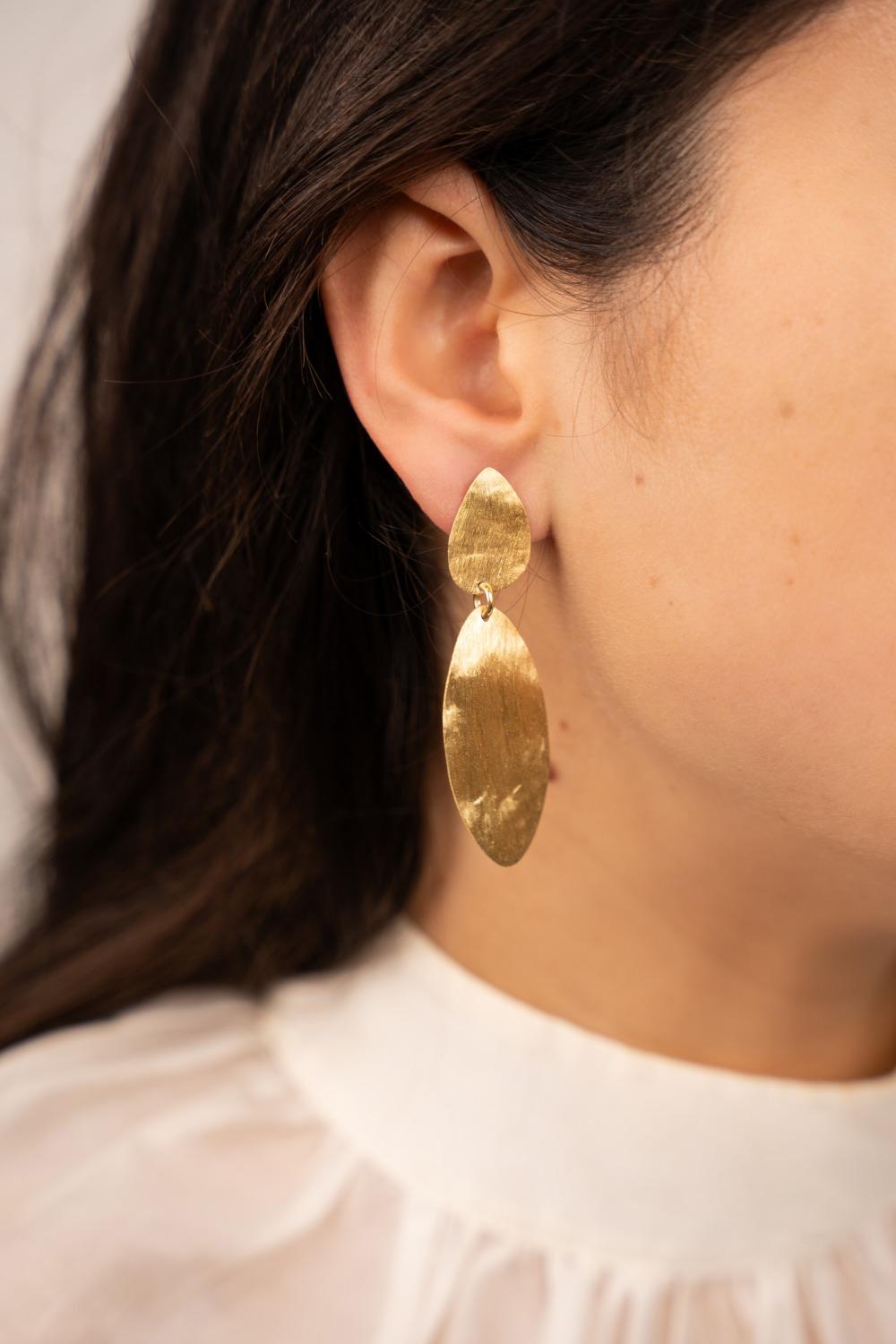 Lott. Gioielli Classic Stone Oorbellen Double