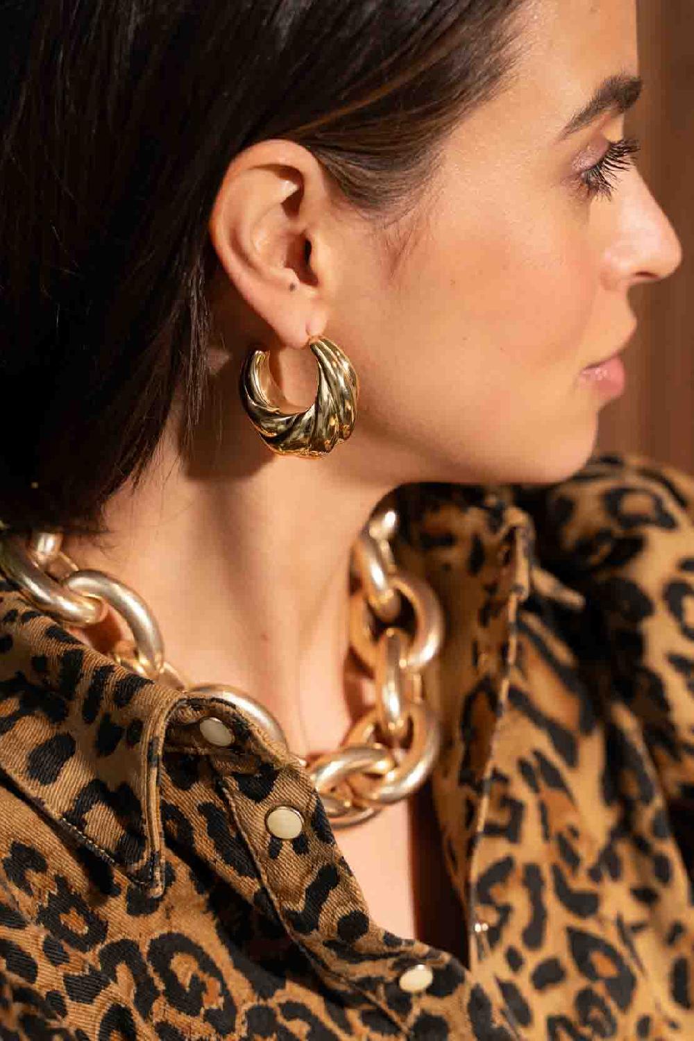 Lott. Gioielli Classic Twist Creool L Oorbellen