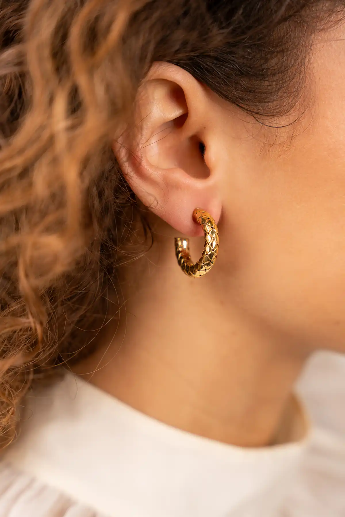 Lott. Gioielli Cobra Creool Rond S Oorbellen