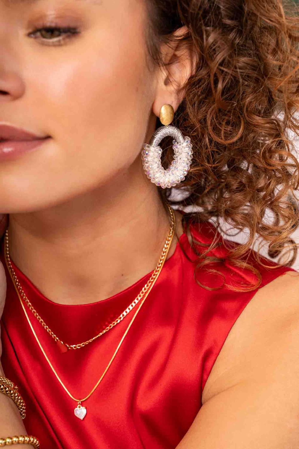 Lott. Gioielli Combi Ovaal M Oorbellen Holo Yara