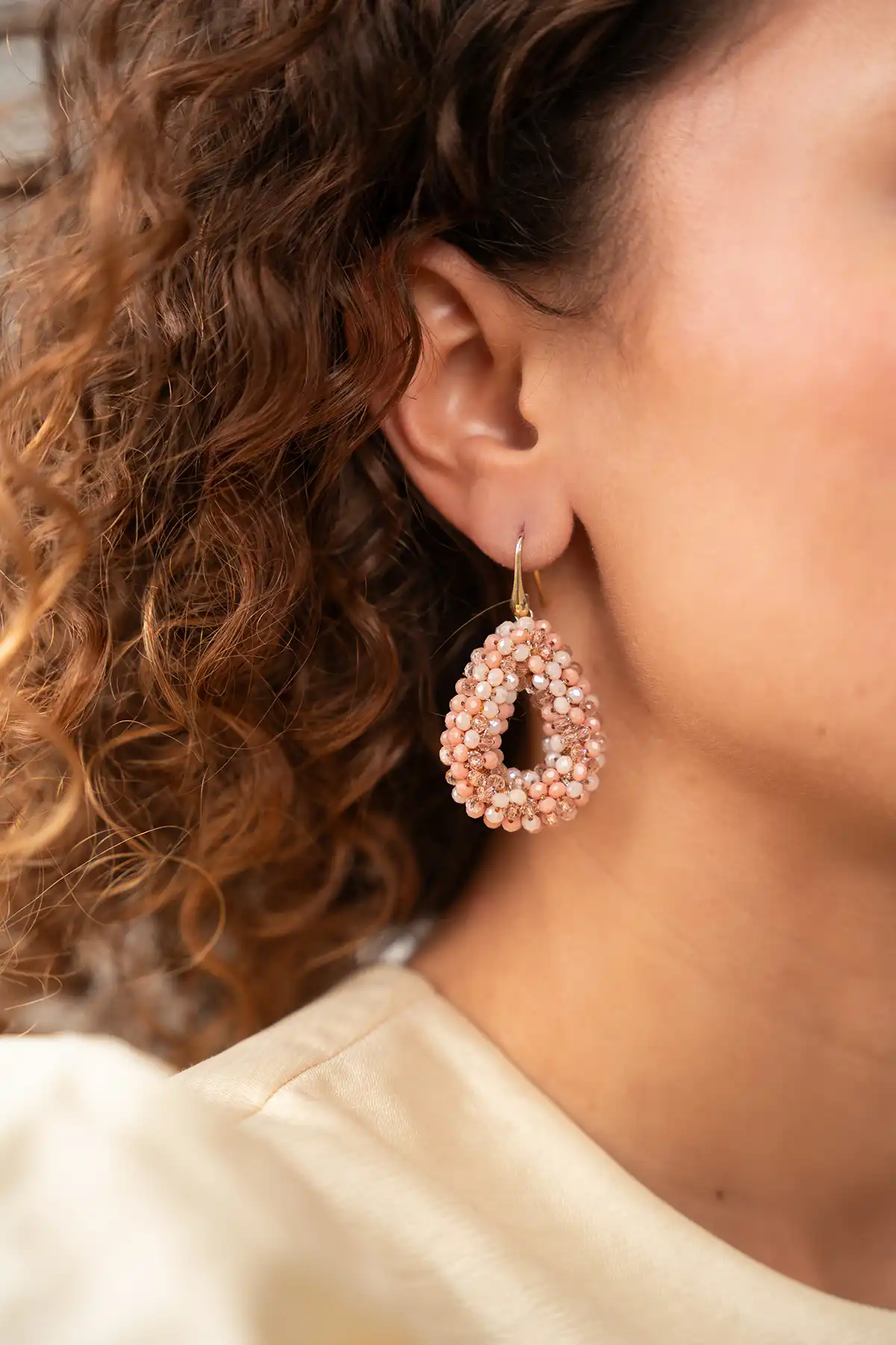 lott. gioielli Coral Mix Oorbellen Berry Drop S