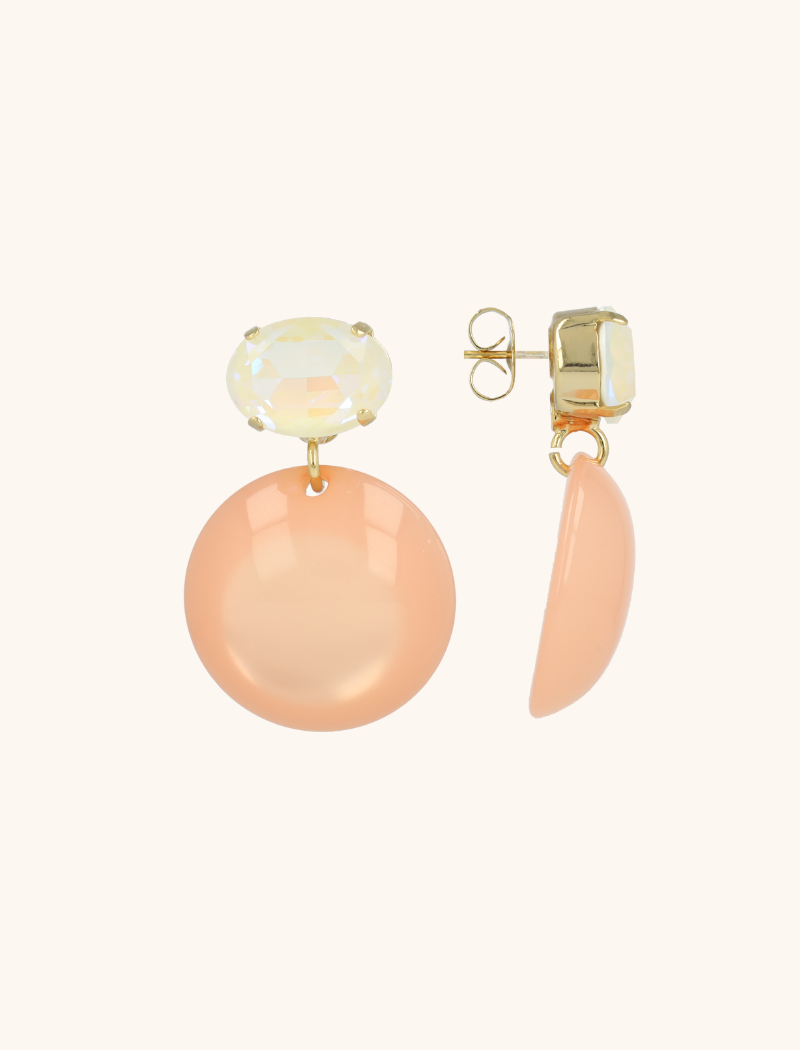 lott. gioielli Coral Oorbellen Lara Circle