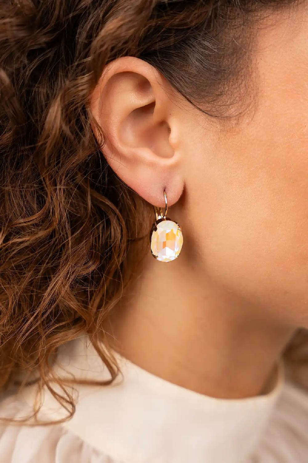 Lott. Gioielli Crystal Oorbellen Anneloes Ovaal M