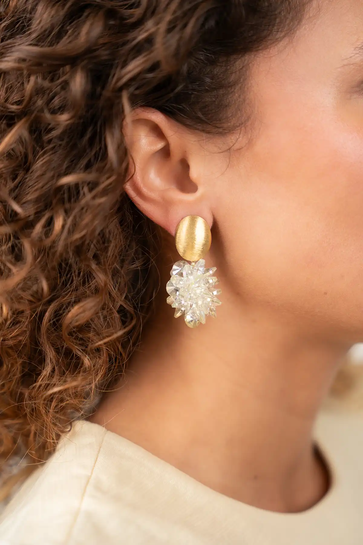 Lott. Gioielli Crystal Oorbellen Crystal Grape Sam