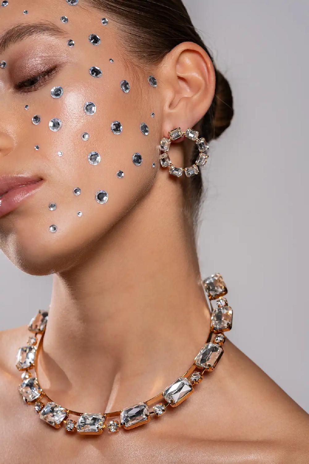 Lott. Gioielli Crystal Oorbellen June Circle