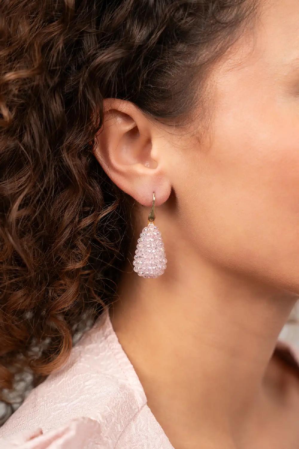 Lott. Gioielli Crystal Pink Oorbellen Amy Cone S