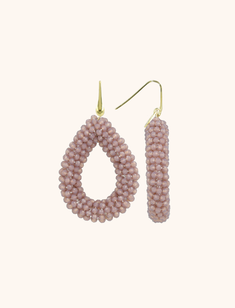 lott. gioielli Dark Lila Oorbellen Berry Drop L