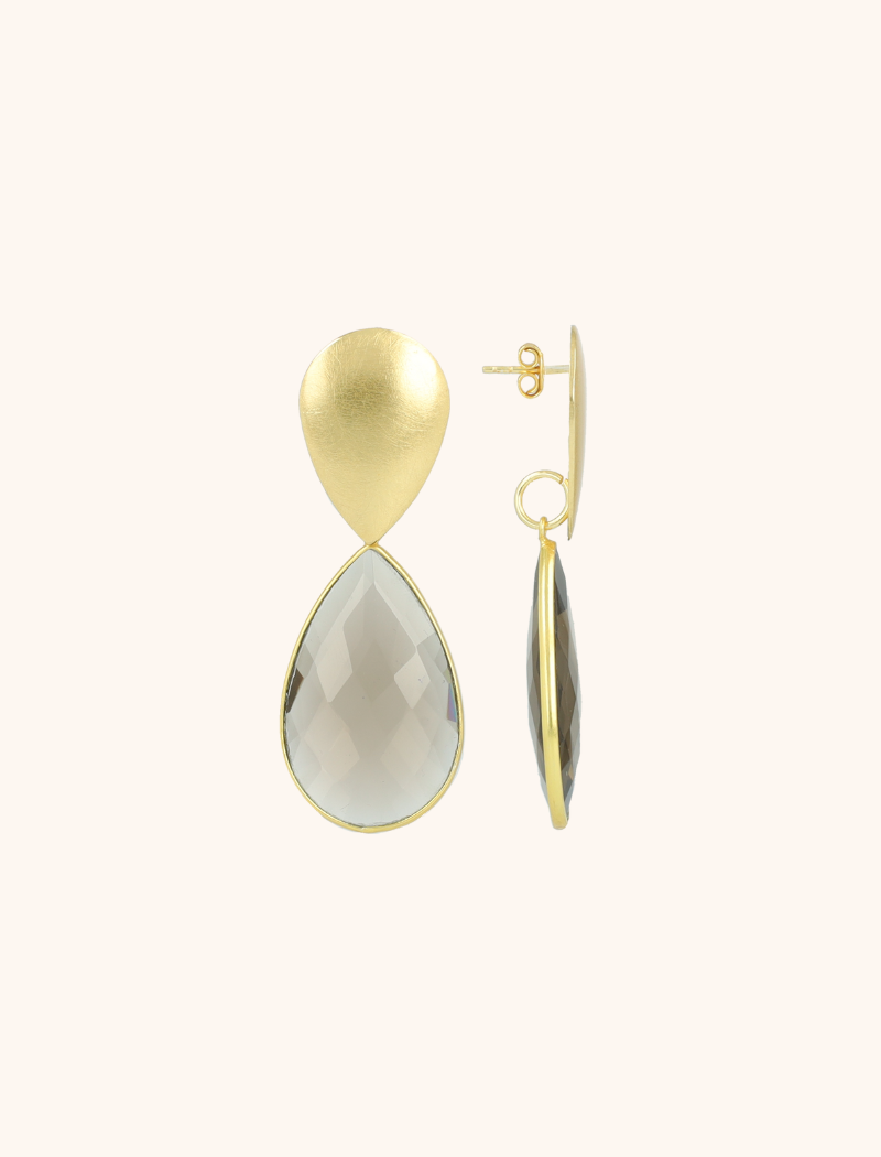 lott. gioielli Dark Nude Oorbellen Rae Framed Drop