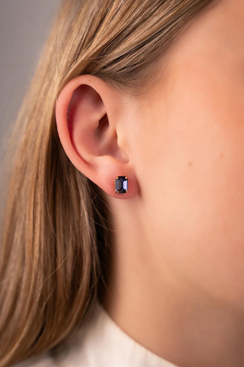 Lott. Gioielli Dieppaarse Combinatie Snake Met Stud