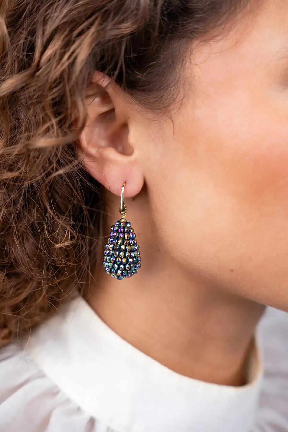 Lott. Gioielli Disco Purple Oorbellen Amy Cone S