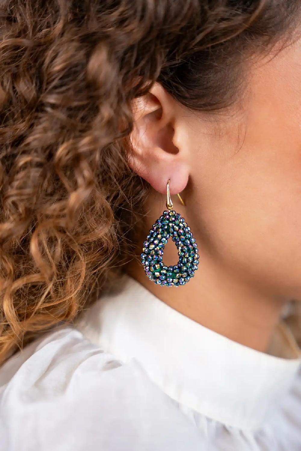 Lott. Gioielli Disco Purple Oorbellen Berry Drop S