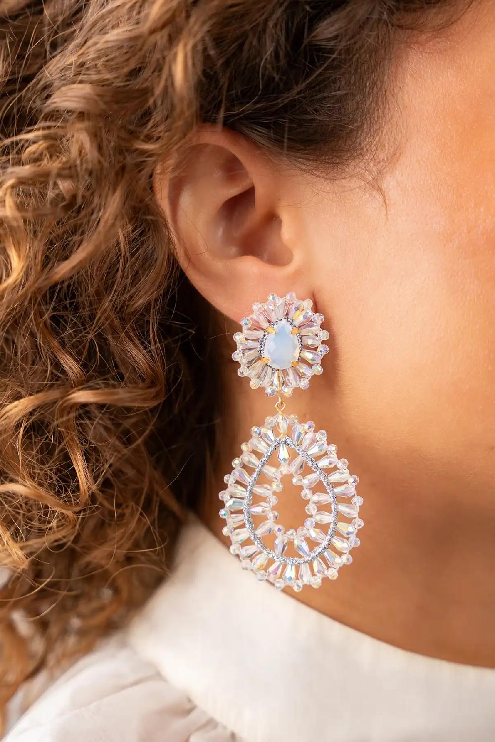 Lott. Gioielli Double Drop Oorbellen Holo Apollo