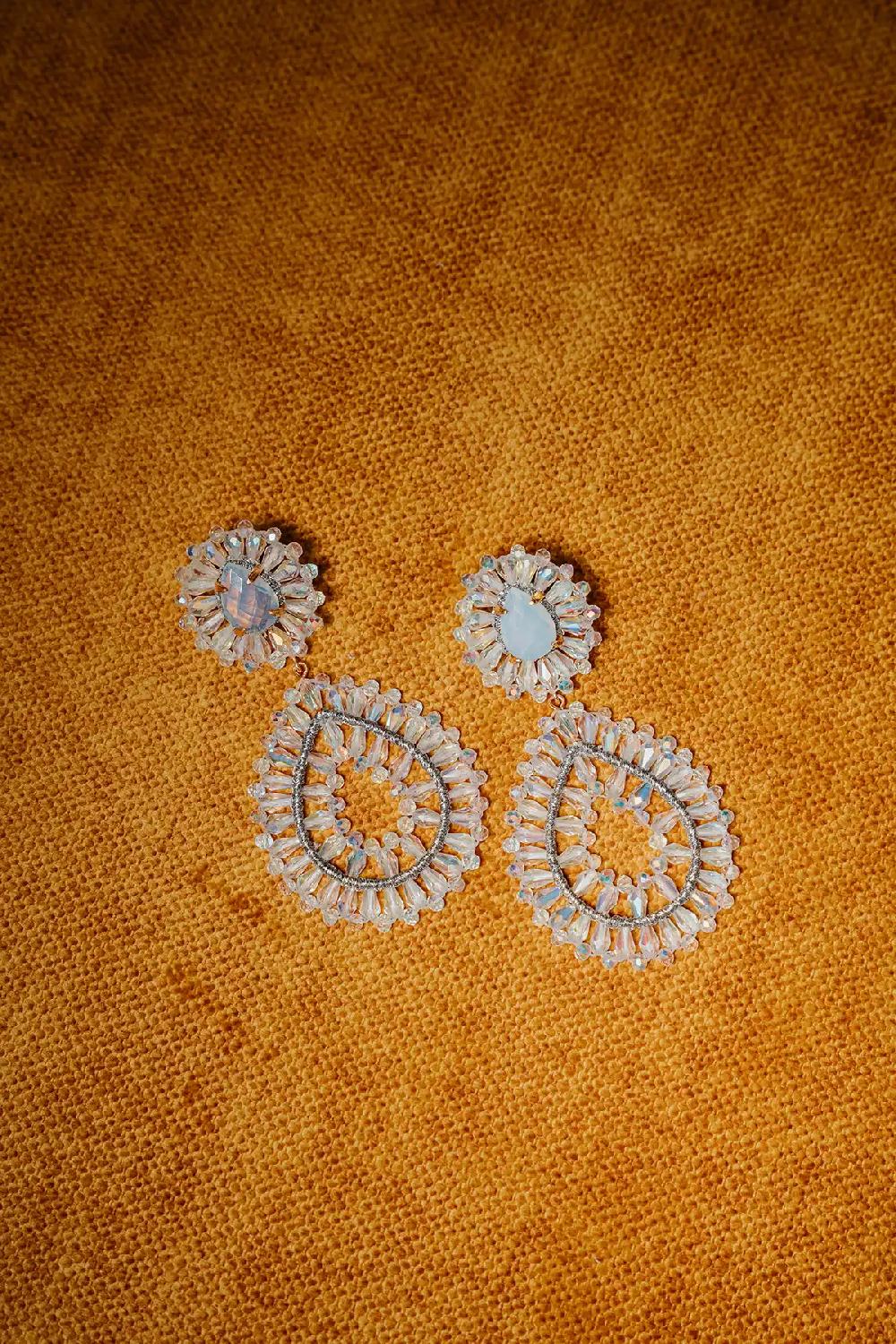 Lott. Gioielli Double Drop Oorbellen Holo Apollo