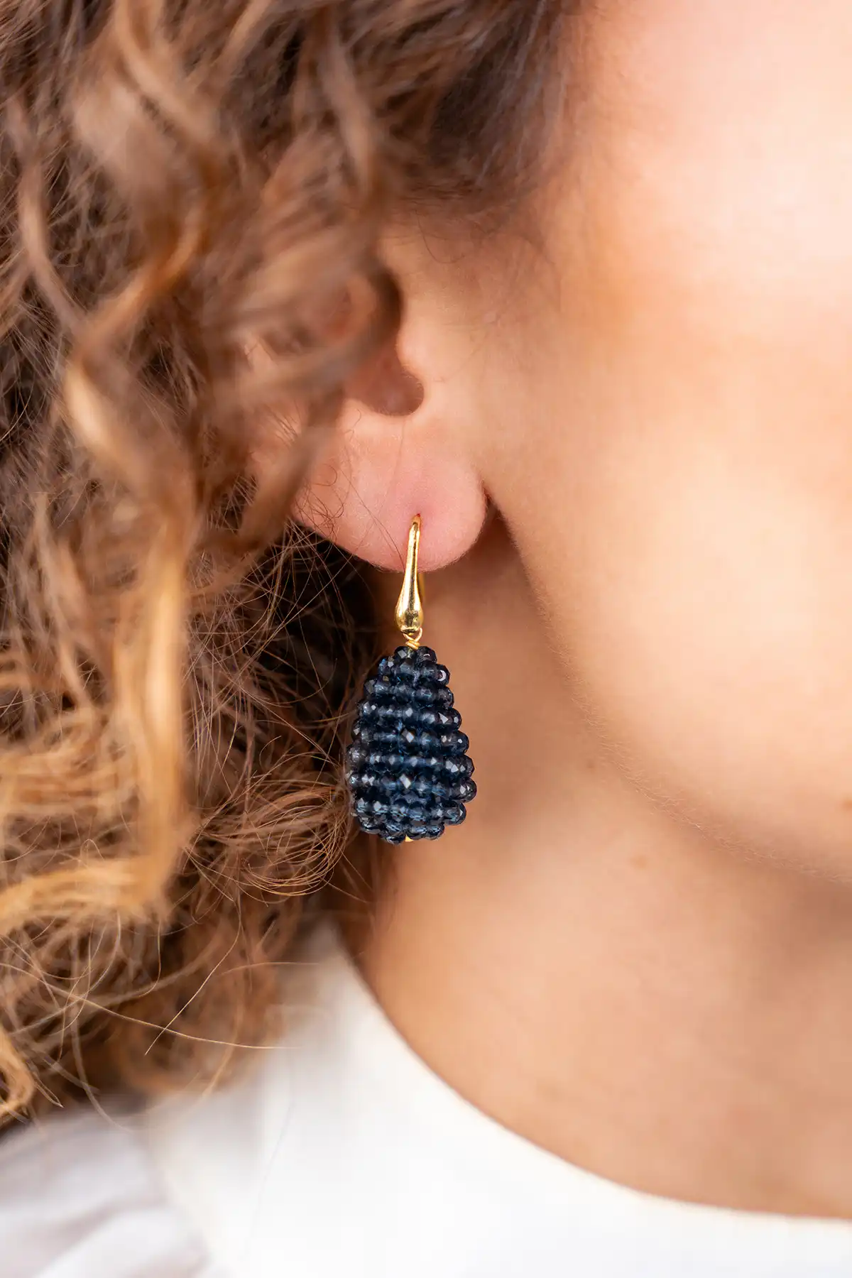 Lott. Gioielli Elemental Blue Oorbellen Amy Cone XS