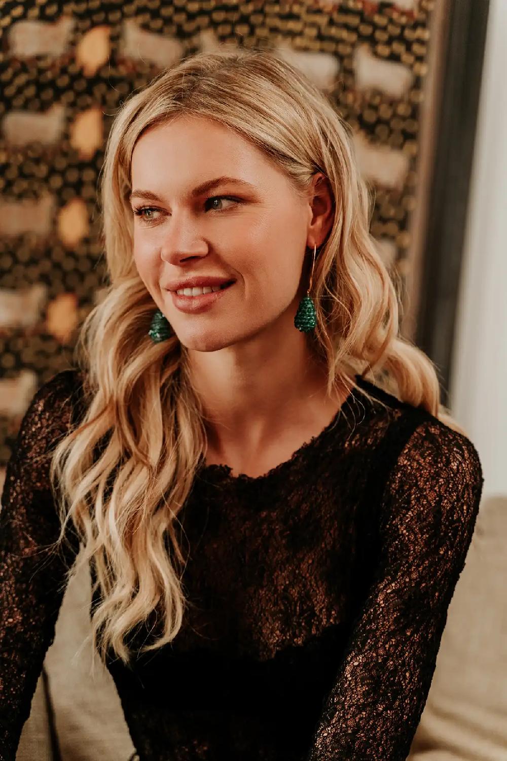 Lott. Gioielli Emerald Oorbellen Cone S Raw