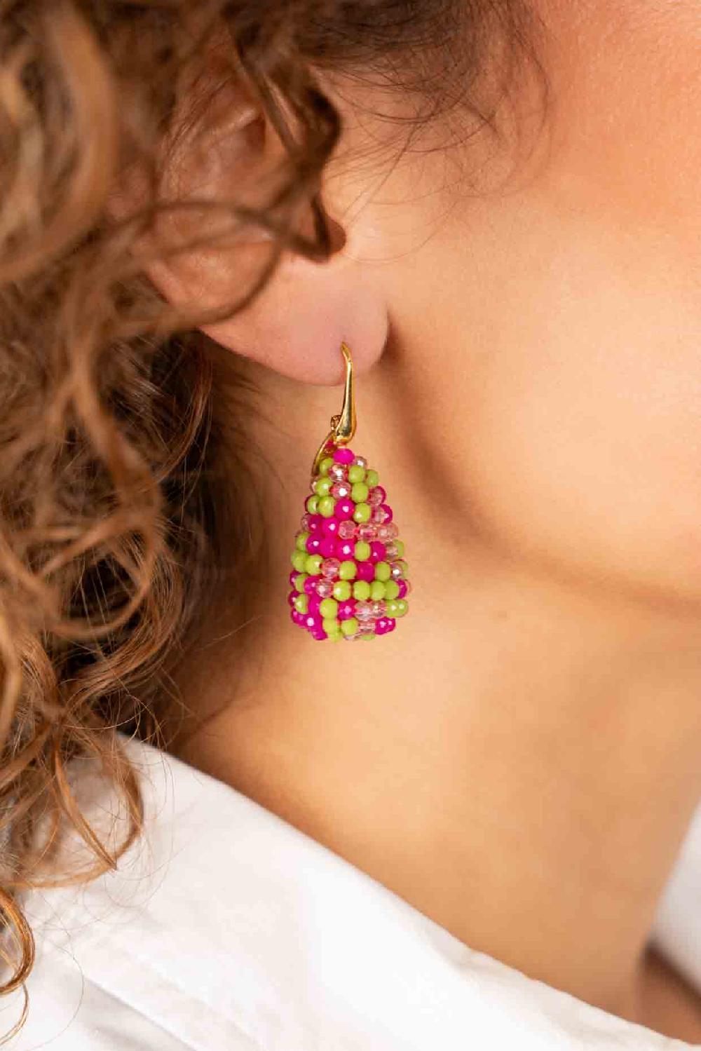 Lott. Gioielli Fuchsia Lime Oorbellen Amy Cone S