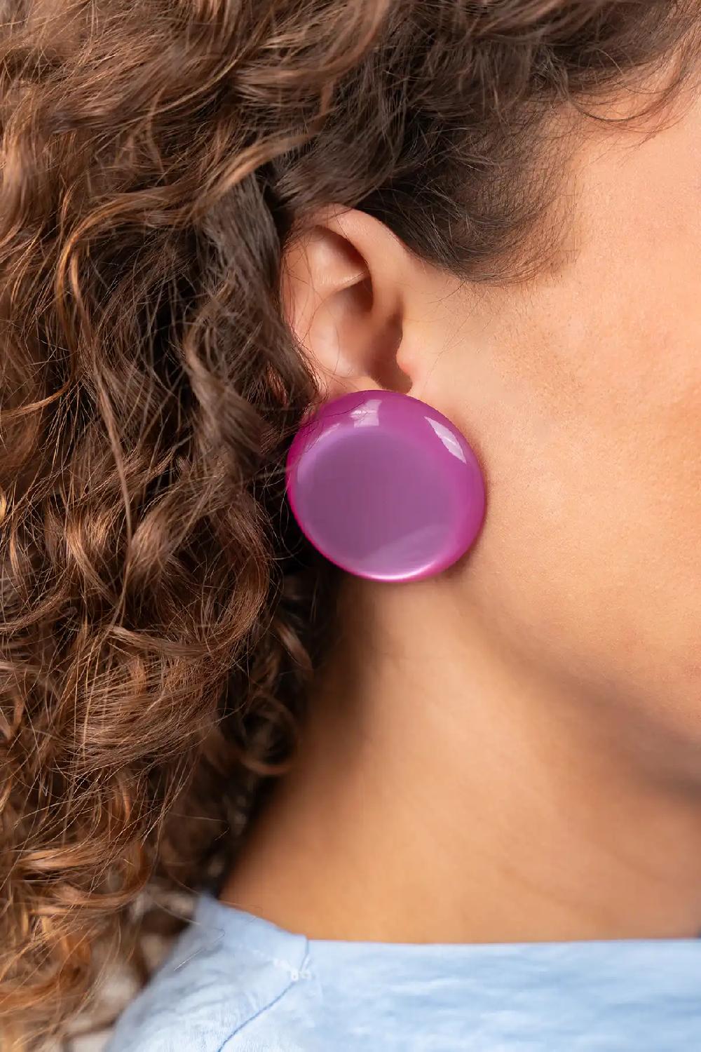 Lott. Gioielli Fuchsia Oorbellen Dee Circle L