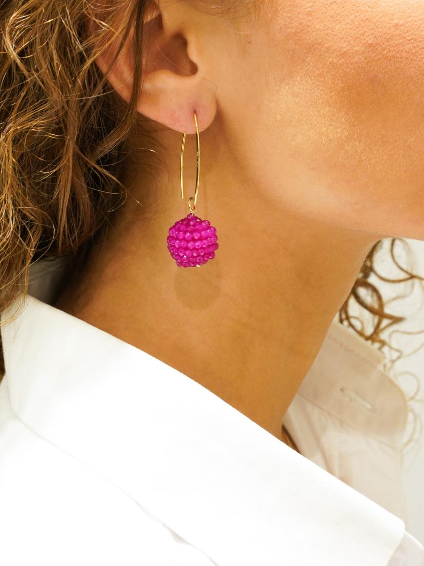 Lott. Gioielli Fuchsia Oorbellen Lexi Globe S