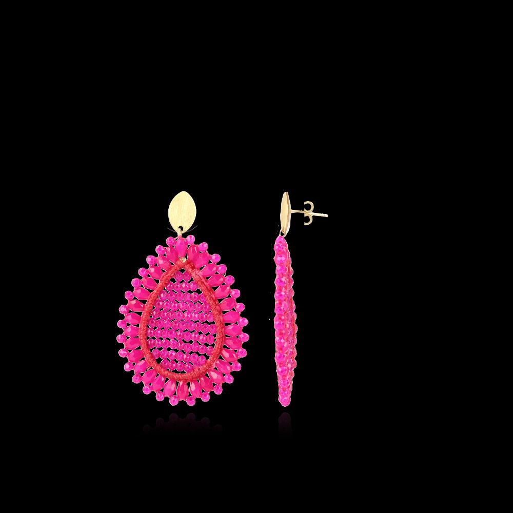 lott. gioielli Fuchsia Oorbellen Lotta Drop M