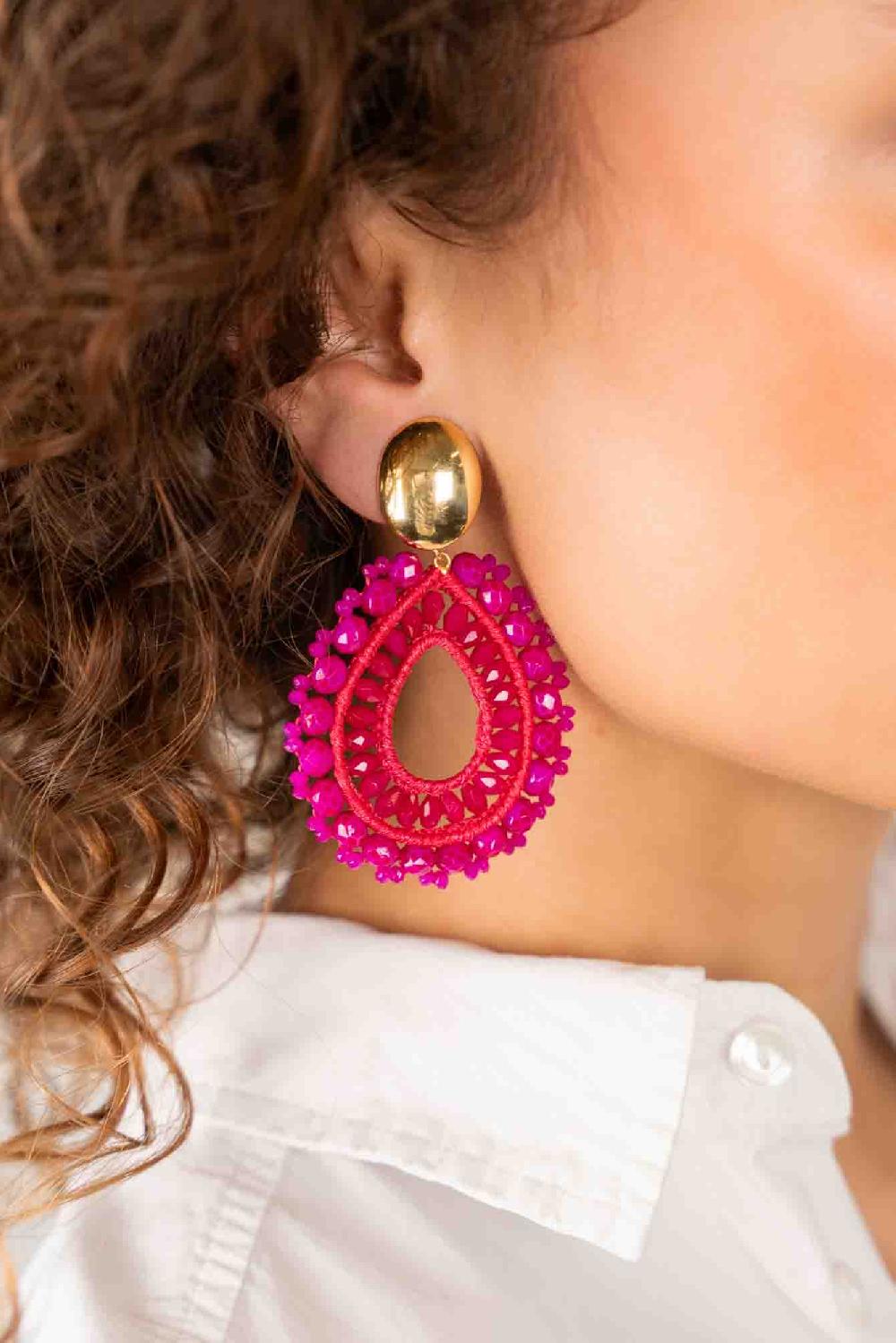 Lott. Gioielli Fuchsia Oorbellen Vos Druppel L