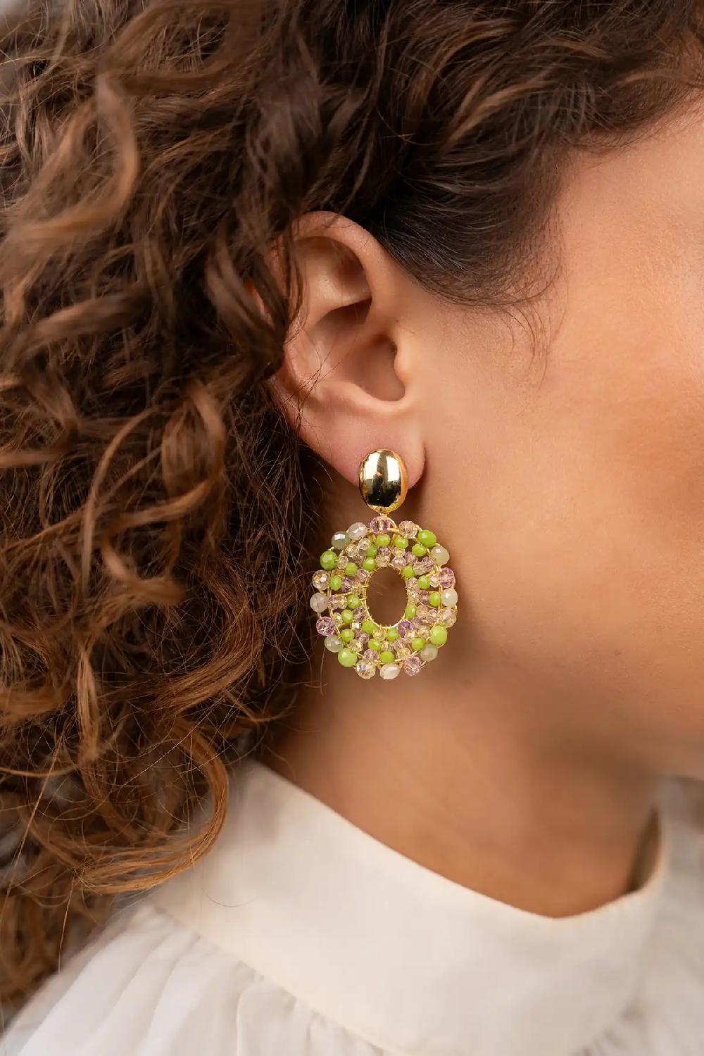 Lott. Gioielli Gele Mix Oorbellen Mia Ovaal S