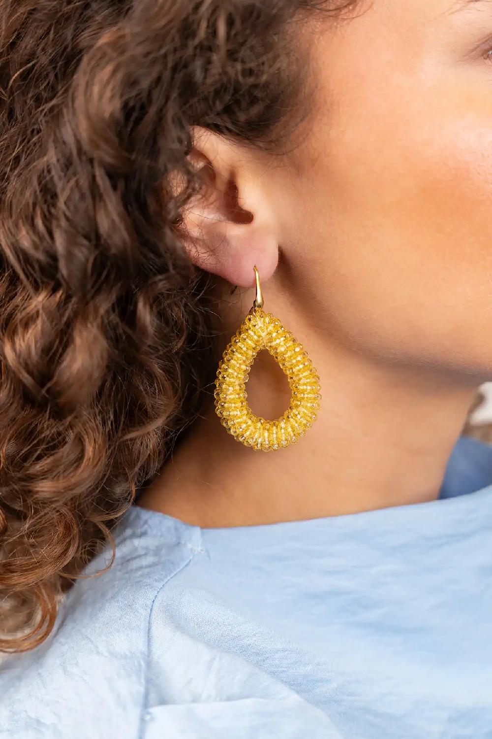 Lott. Gioielli Gele Oorbellen Berry Drop L