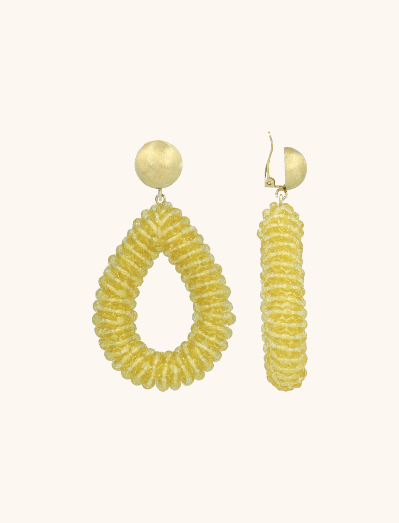 lott. gioielli Gele Oorbellen Berry Drop L Clip