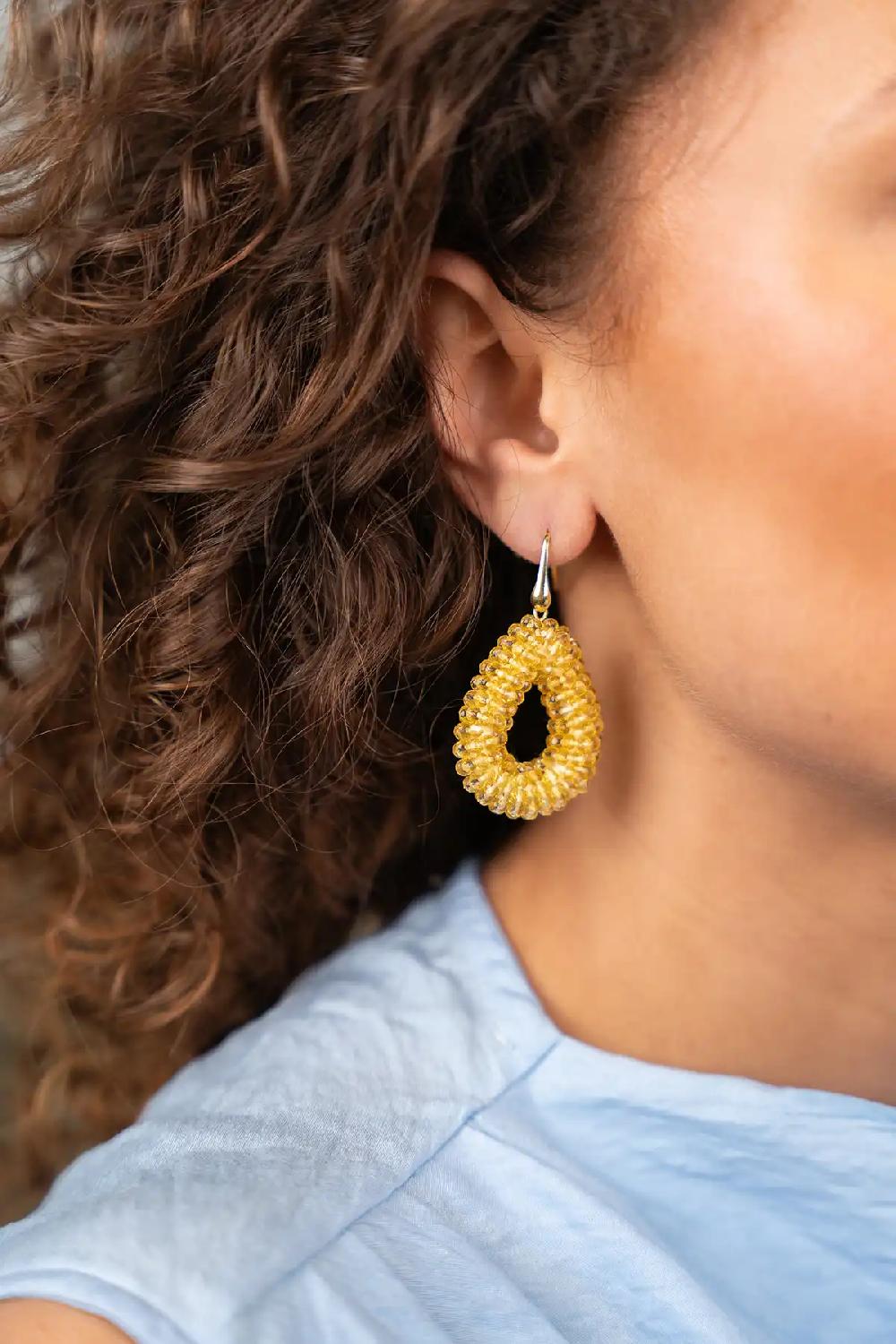 Lott. Gioielli Gele Oorbellen Berry Drop S