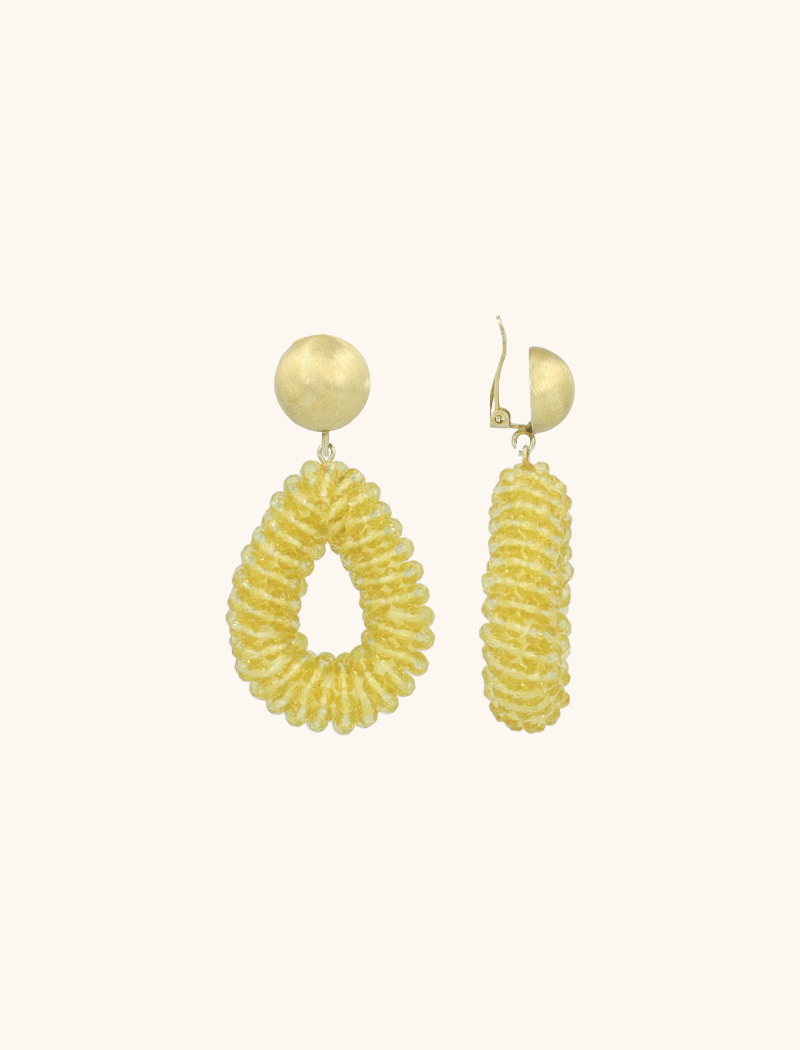 lott. gioielli Gele Oorbellen Berry Drop S Clip