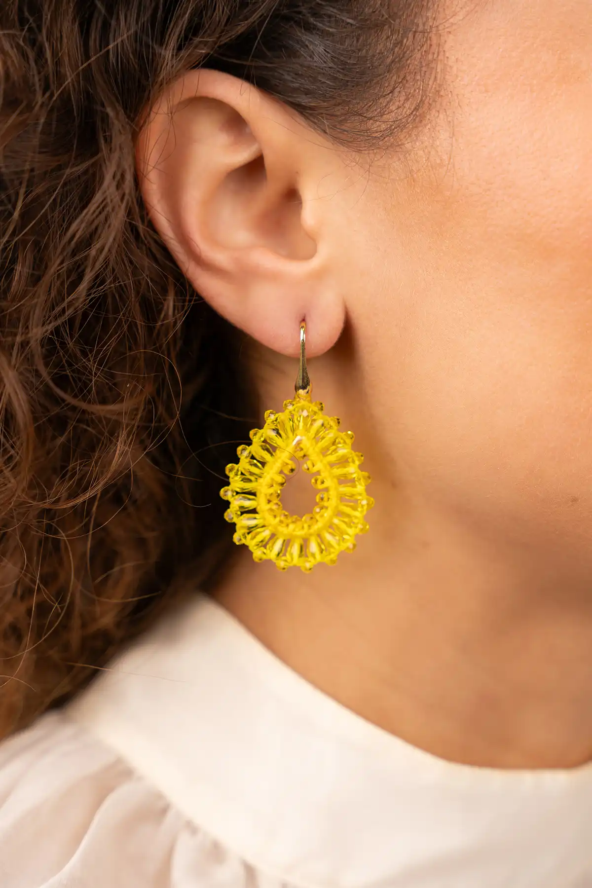 Lott. Gioielli Gele Oorbellen Robin Druppel S