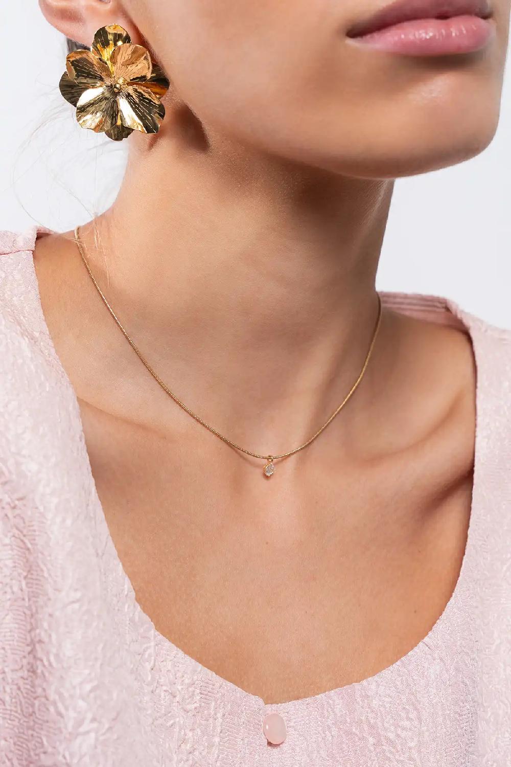 Lott. Gioielli Gold Ketting Mette Small Diamond