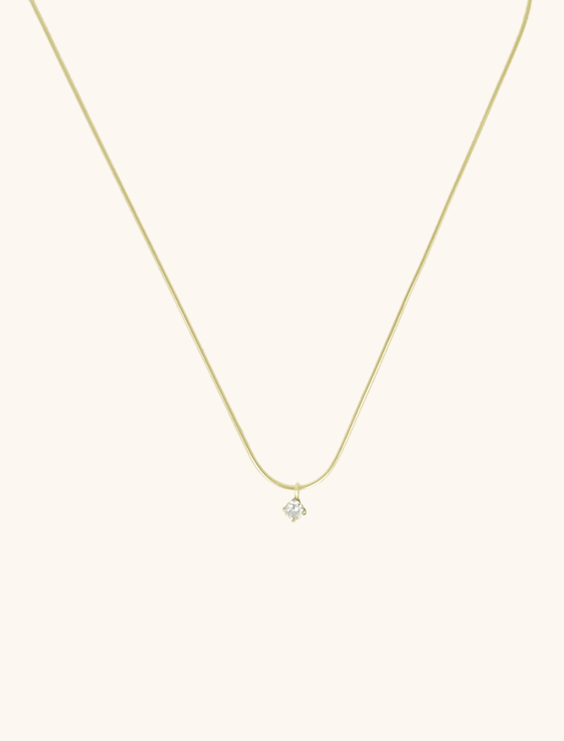 lott. gioielli Gold Ketting Mette Small Diamond