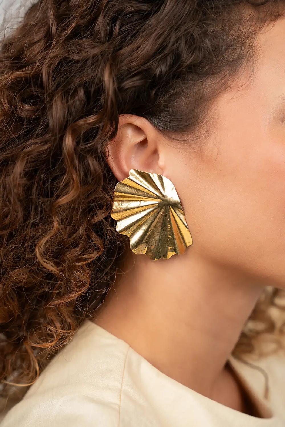 Lott. Gioielli Gold Oorbellen Livia Leaf L