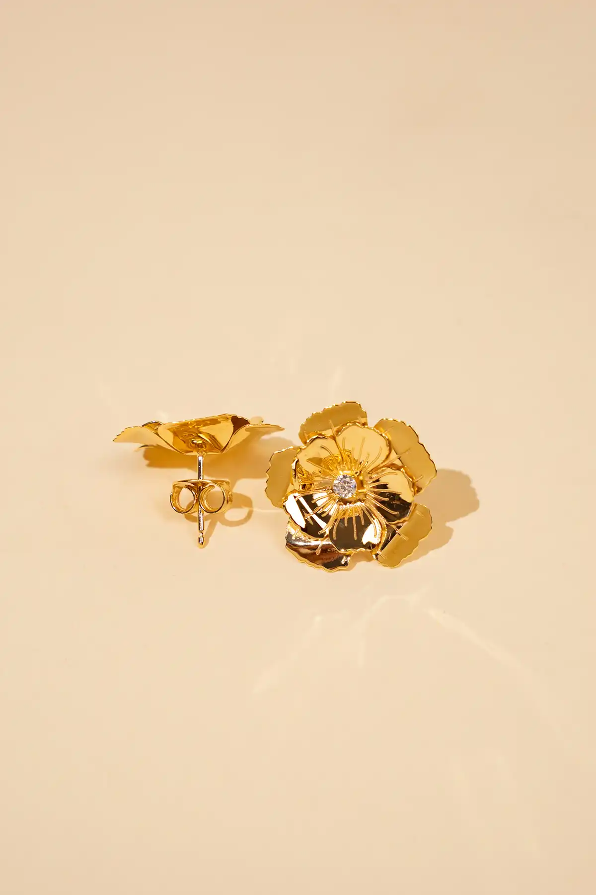 Lott. Gioielli Gold Oorbellen Senna Flower S