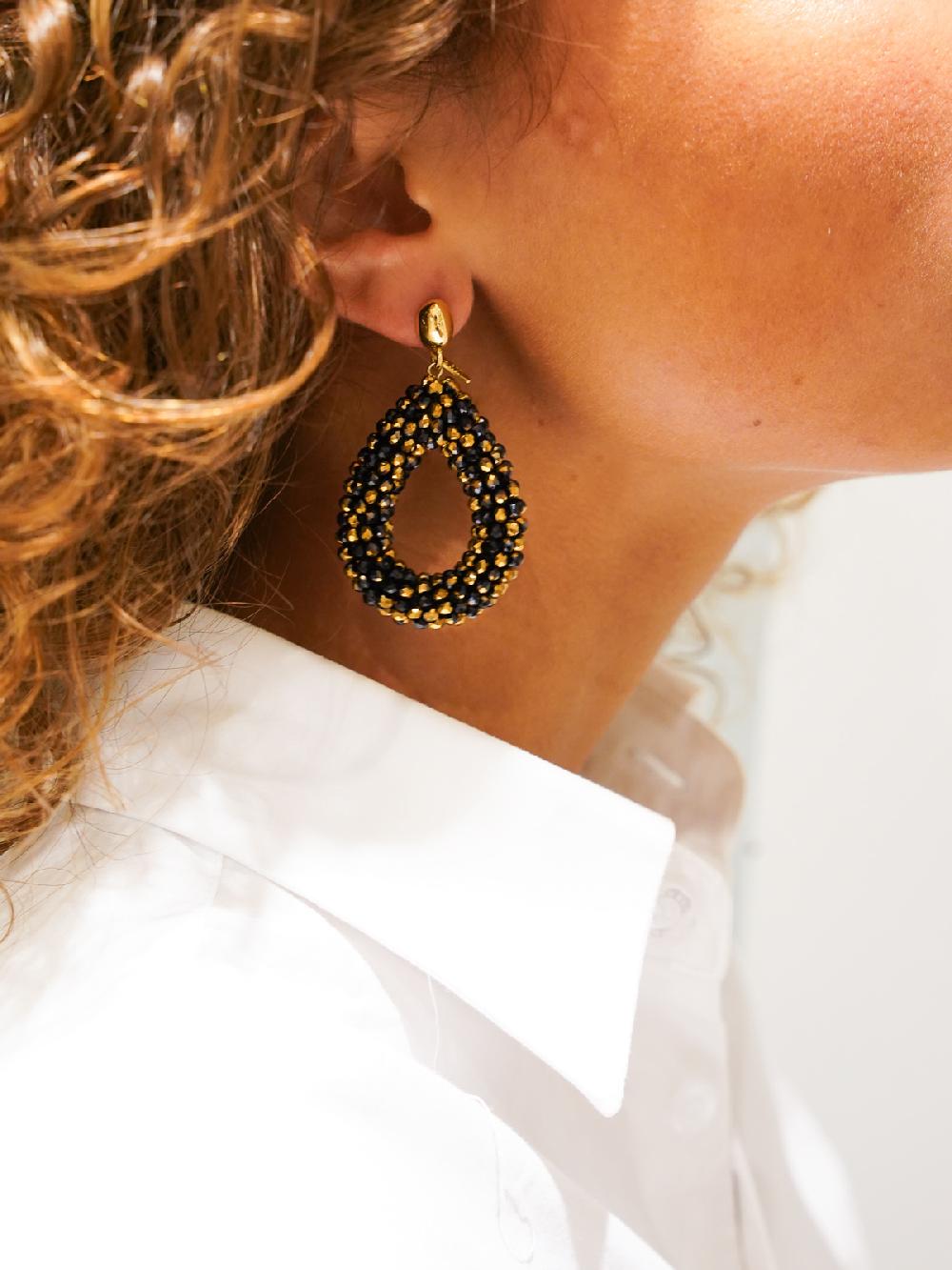 Lott. Gioielli Goudkleurige Oorbellen Berry Drop L