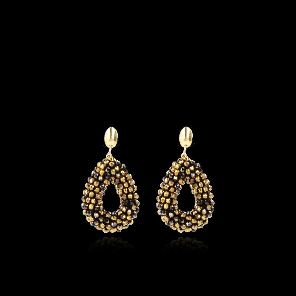 Lott. Gioielli Goudkleurige Oorbellen Berry Drop S