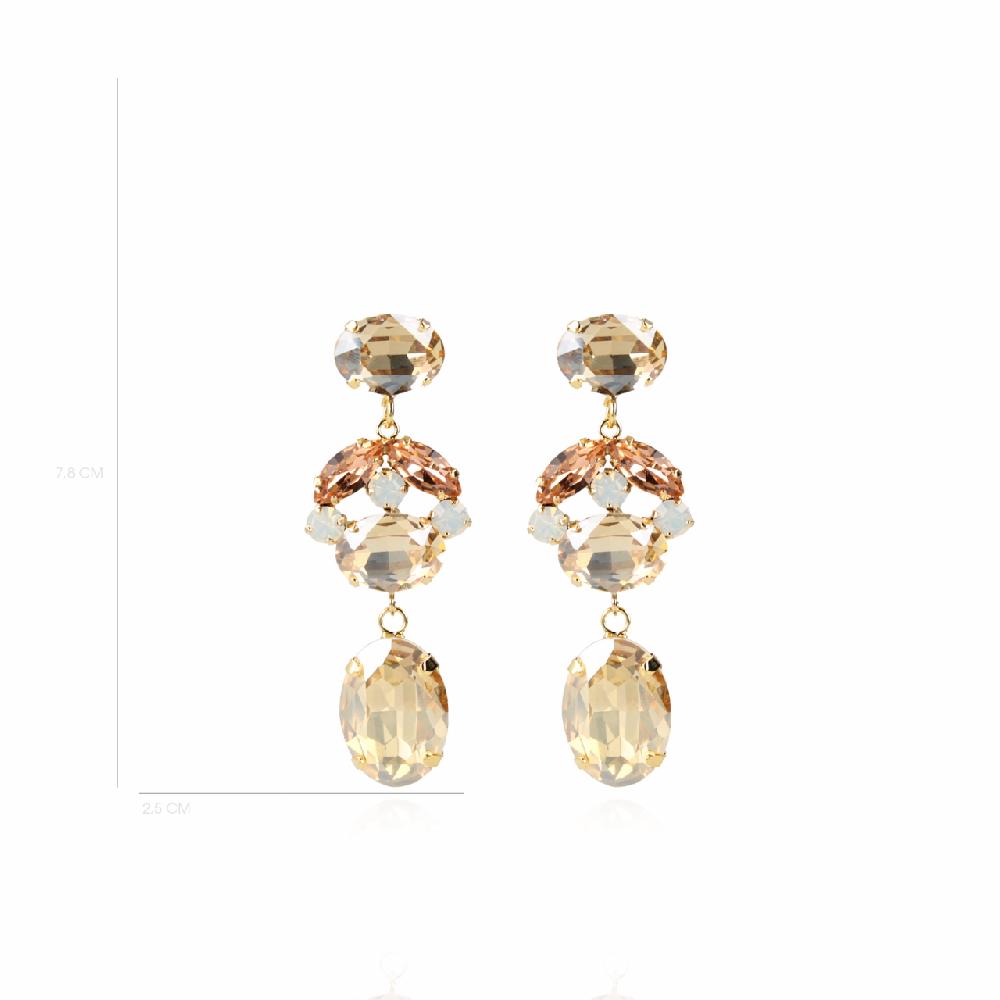 Lott. Gioielli Goudkleurige Oorbellen Priscilla