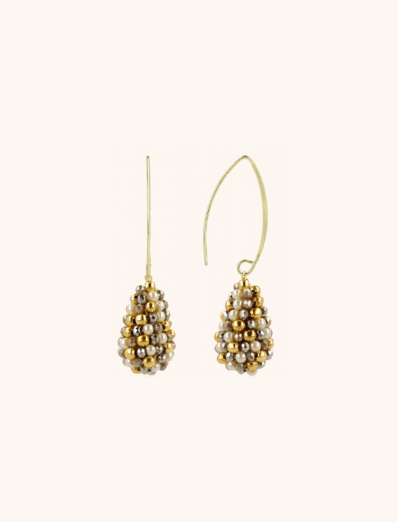 lott. gioielli Grijze Oorbellen Amy Cone XS