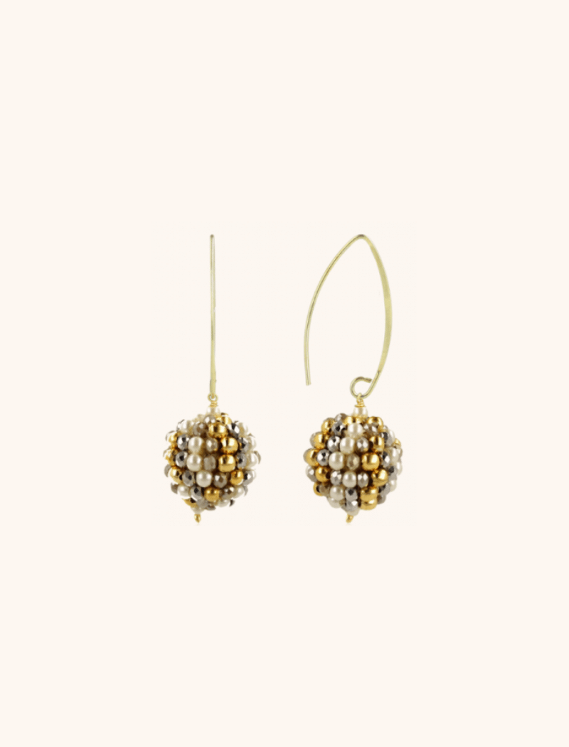 Lott. Gioielli Grijze Oorbellen Lexi Globe S