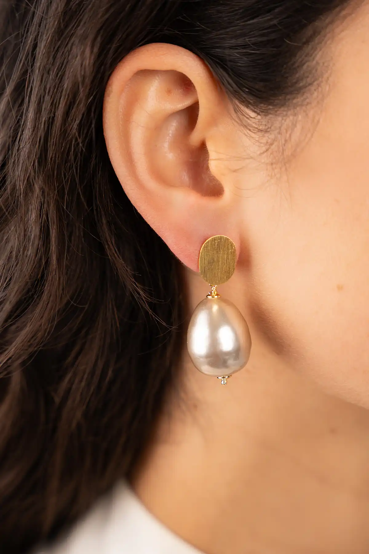 Lott. Gioielli Grijze Oorbellen Mother Earth Iris L