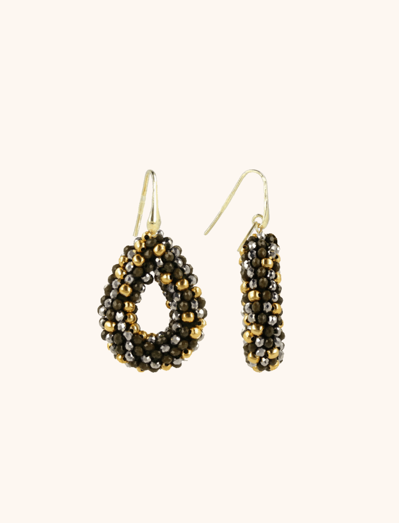 lott. gioielli Groene Oorbellen Berry Druppel S