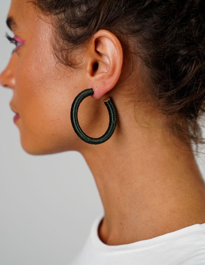 Lott. Gioielli Groene Oorbellen Chloe Creool L