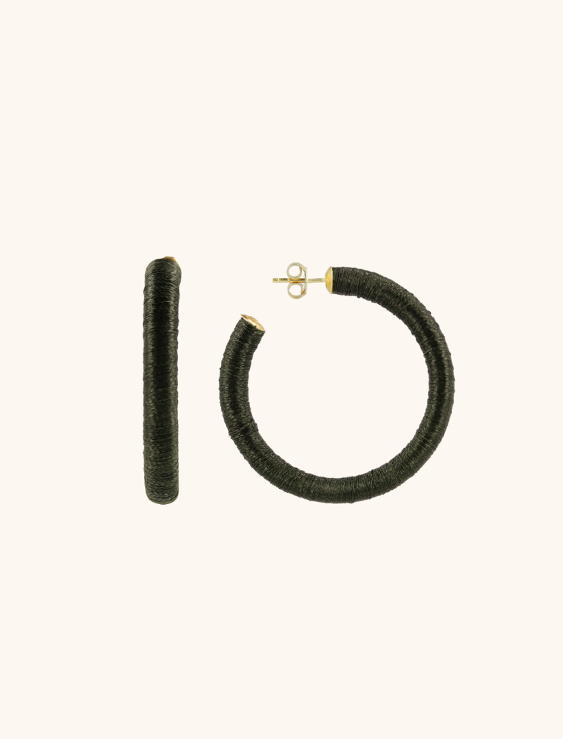 lott. gioielli Groene Oorbellen Chloe Creool L