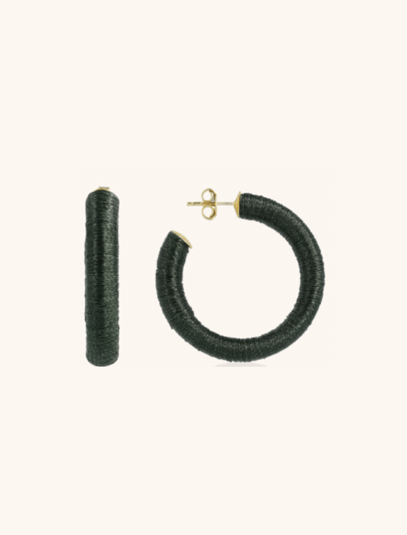 lott. gioielli Groene Oorbellen Chloe Creool M