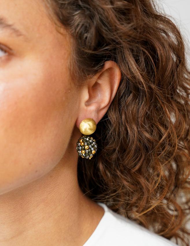 Lott. Gioielli Groene Oorbellen Lexi Globe S